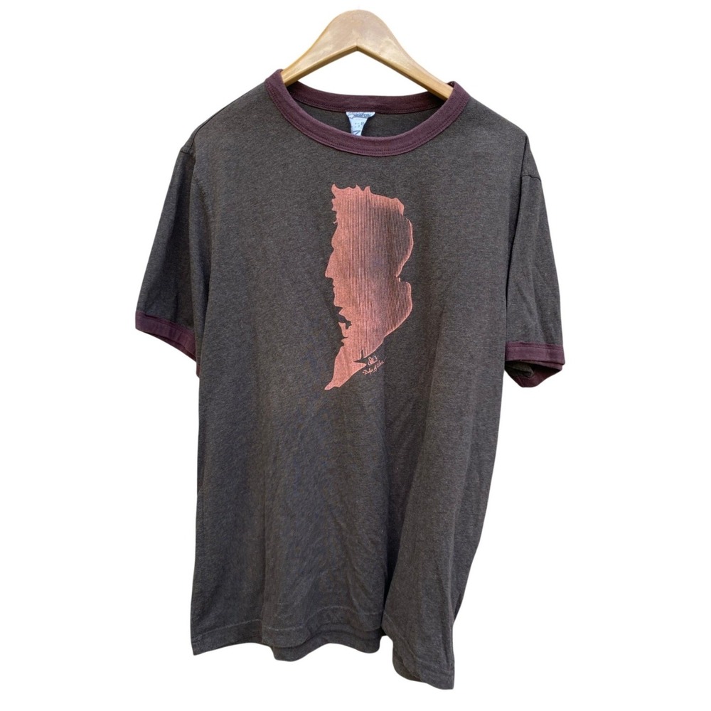 Vintage 2006 Duke of Coburg Graphic Ringer Tee Brown Large Y2K Academia Gorpcore